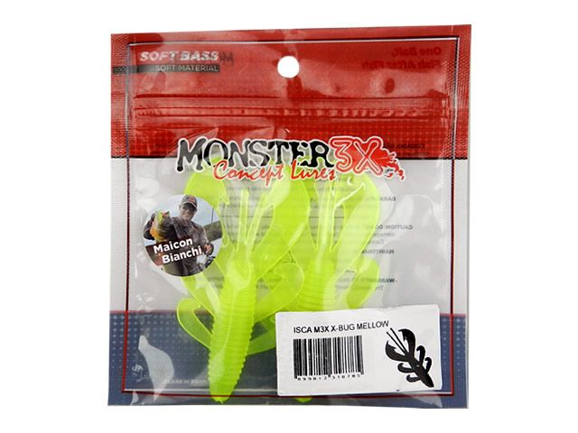 Isca Soft Monster 3X X-Bug - 9cm C/ 2UN