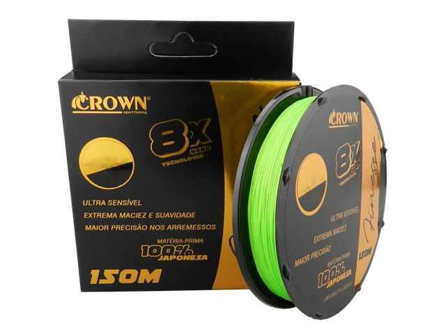 Linha Multi Crown Finesse 8X - 8 Fios - 150m