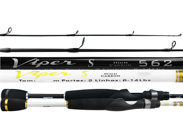 Vara Albatroz Viper S 562 6-14Lb 5`6 (1,68m) - Molinete