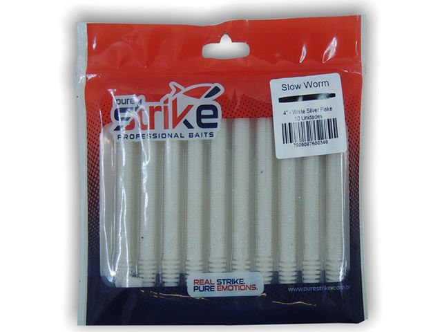 Isca Minhoca Pure Strike Slow Worm SW0400 10cm - C/ 10UN