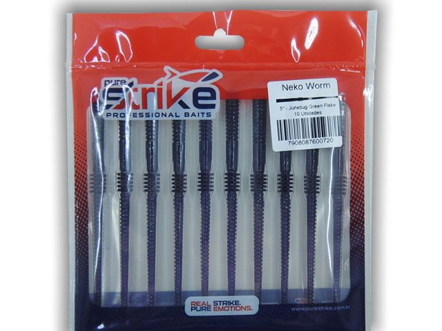 Isca Minhoca Pure Strike Neko Worm NK0400 12,7cm - C/ 10UN