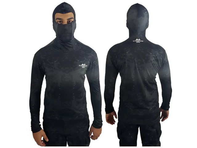 Camiseta BRK com Capuz Ninja Camuflada com FPU50+