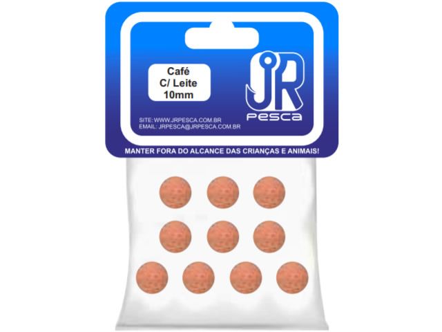 Flutuador de Eva Boleado Jr Pesca Modelo Bolinha 10mm - Café C/ Leite 1314