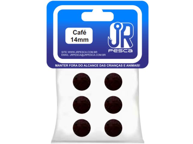Flutuador de Eva Boleado Jr Pesca Modelo Bolinha 14mm - Café 1335