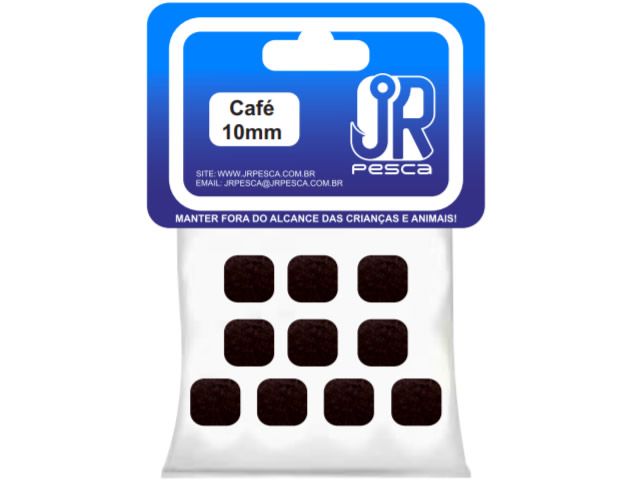 Flutuador de Eva Boleado Jr Pesca Modelo Ração 10mm - Café 1363