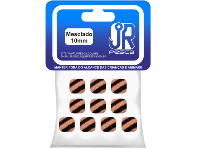 Flutuador de Eva Boleado Jr Pesca Modelo Ração 10mm - Mesclado 1366