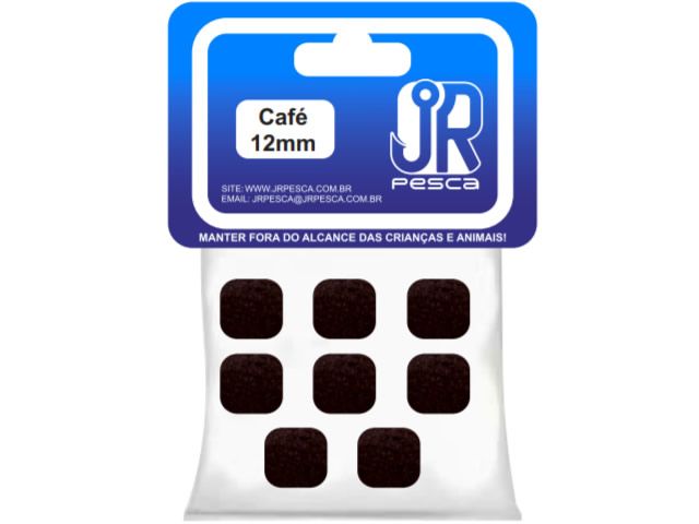 Flutuador de Eva Boleado Jr Pesca Modelo Ração 12mm - Café 1374