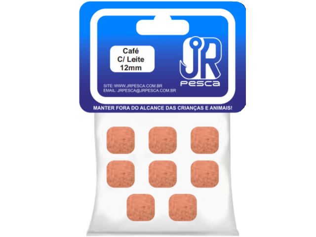 Flutuador de Eva Boleado Jr Pesca Modelo Ração 12mm - Café c/ Leite 1375