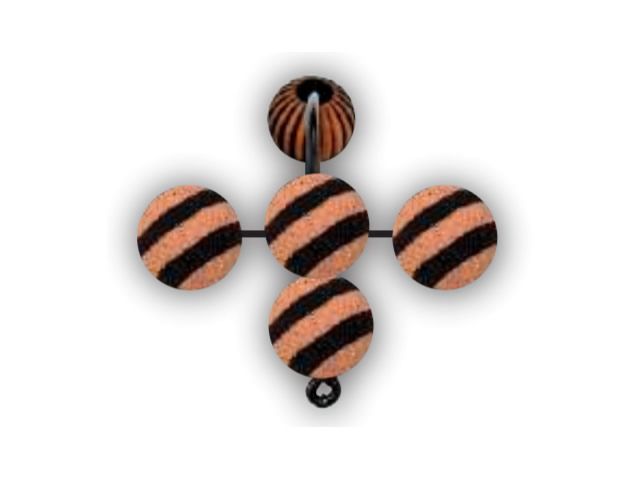 Anteninha Tradicional Modelo Eva Bolinha Jr Pesca 10mm - Mesclado 1406