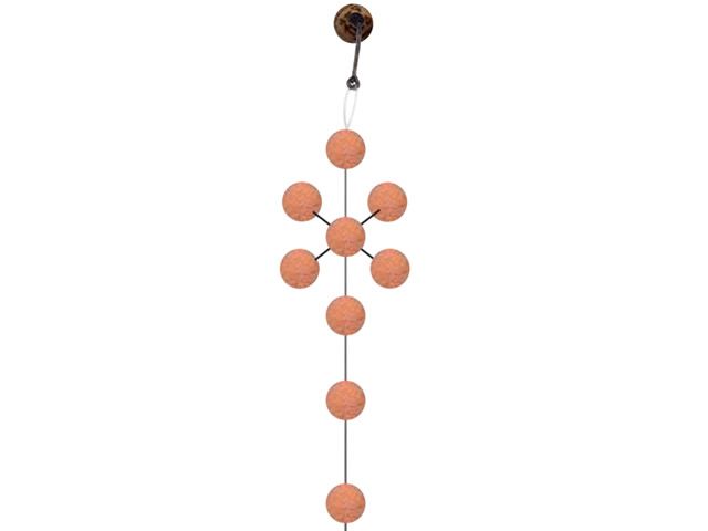 Anteninha Manhoso Cruzado Modelo EVA Bolinha Jr Pesca 9mm - Café c/ Leite 1452