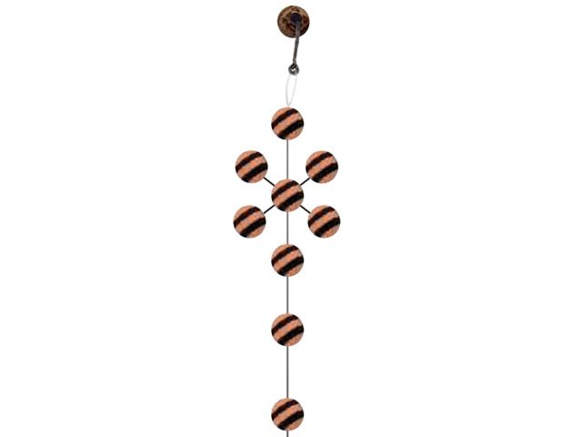 Anteninha Manhoso Cruzado Modelo EVA Bolinha Jr Pesca 9mm - Mesclado 1454