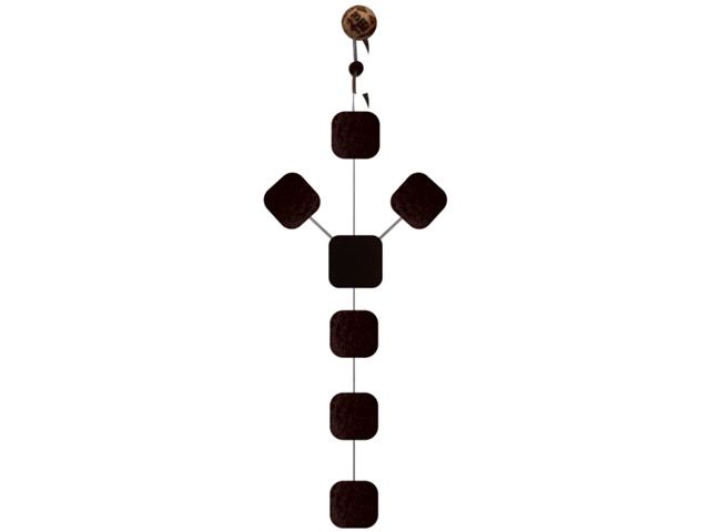 Anteninha Manhoso Chifrão Modelo EVA Ração Jr Pesca 10mm - Café 1459