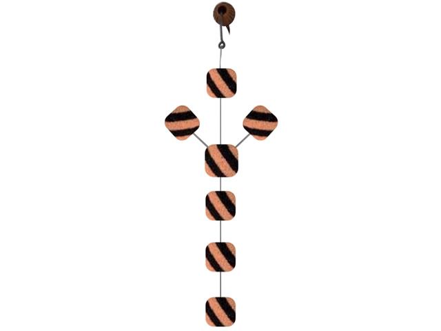 Anteninha Manhoso Chifrão Modelo EVA Ração Jr Pesca 10mm - Mesclado 1462