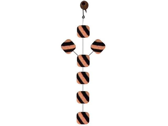 Anteninha Manhoso Chifrão Modelo EVA Ração Jr Pesca 12mm - Mesclado 1470