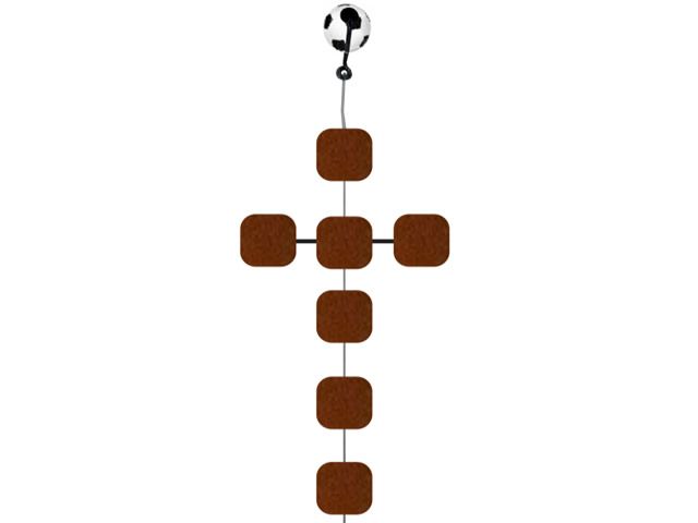 Anteninha Manhoso Cruz Modelo EVA Ração Jr Pesca 12mm - Mostarda 1493