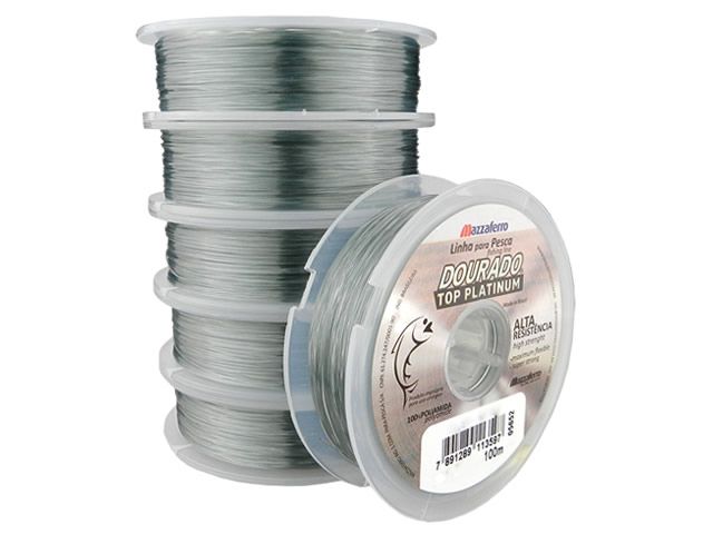 Linha Mono Araty Dourado Top Platinum 0,40mm 24,7Lb 100m