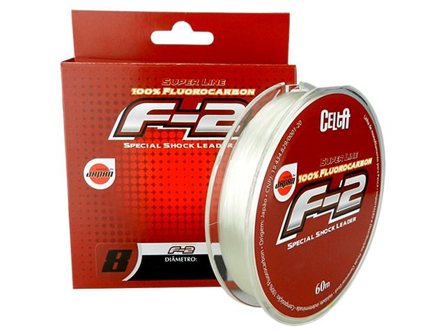 Linha Celta F-2 Snock Leader Fluorocarbon 0,58mm 40Lb 60m