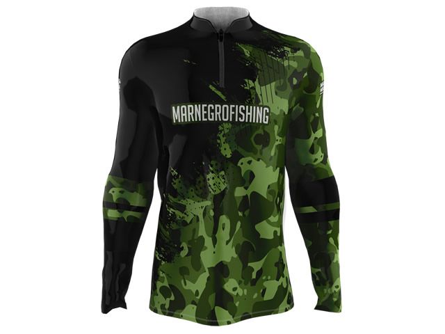 Camiseta Mar Negro 30135 Camuflado Verde FPS 50+