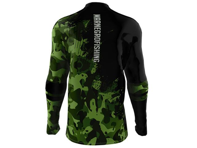 Camiseta Mar Negro 30135 Camuflado Verde FPS 50+