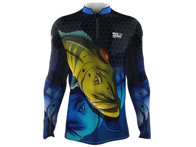 Camiseta Mar Negro 30135 Tucunaré Azul 1