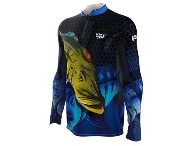 Camiseta Mar Negro 30135 Tucunaré Azul 1