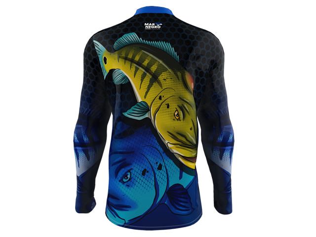 Camiseta Mar Negro 30135 Tucunaré Azul 1