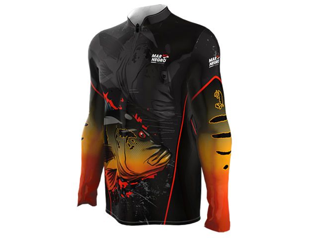 Camiseta Mar Negro 30135 Tucunaré Açu FPS 50+