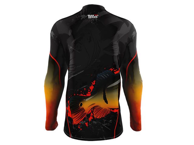 Camiseta Mar Negro 30135 Tucunaré Açu FPS 50+
