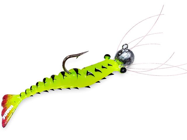 Camarão Mare Tiger Shrimp M com Jig Head - 9cm 21gr