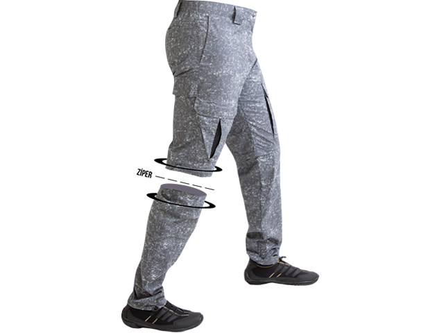 Calça Bermuda Mar Negro Fishing Linha Premium 49269 - Telado Chumbo