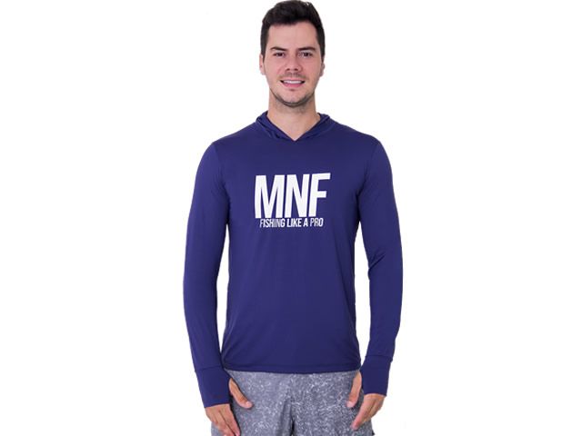 Camiseta Poliamida Mar Negro 30134 Azul Marinho - Com Capuz e Luvinha