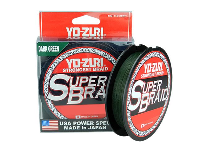 Linha Multifilamento Yo-Zuri Super Braid 40lbs 0,32mm 135m - Dark Green