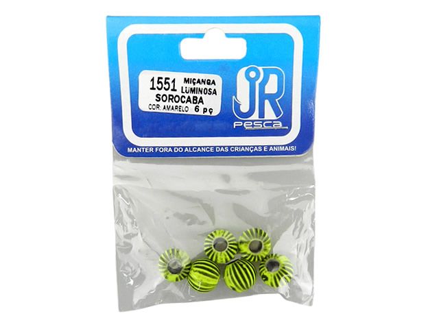 Miçanga Luminosa Sorocaba Jr Pesca Amarelo - 1551