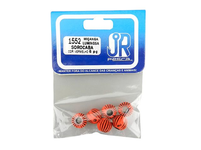 Miçanga Luminosa Sorocaba Jr Pesca Vermelho - 1552