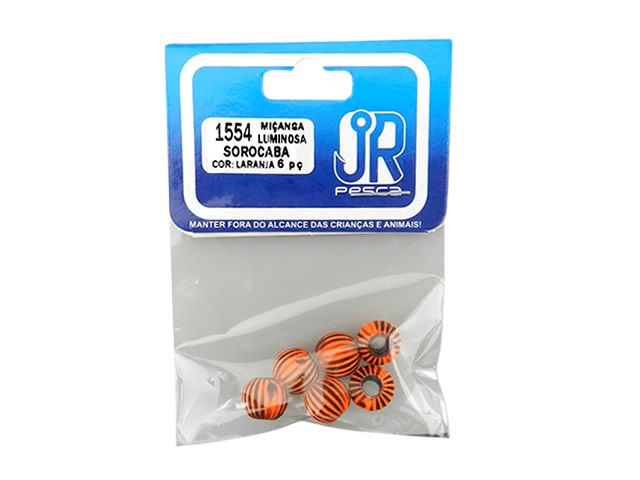 Miçanga Luminosa Sorocaba Jr Pesca Laranja - 1554