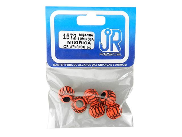 Miçanga Luminosa Mixirica Jr Pesca Vermelho - 1572