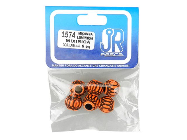 Miçanga Luminosa Mixirica Jr Pesca Laranja - 1574