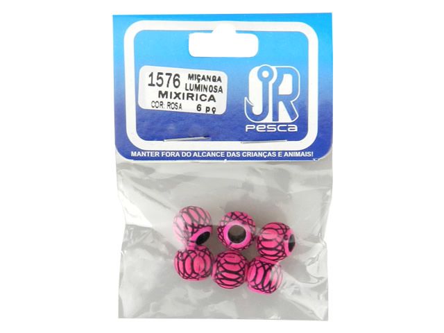 Miçanga Luminosa Mixirica Jr Pesca Rosa - 1576