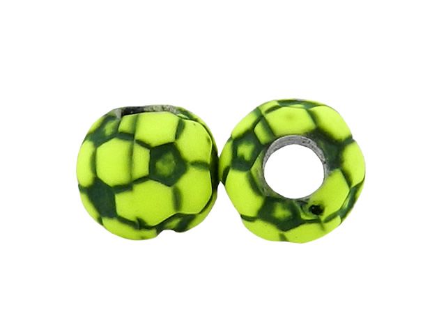 Miçanga Luminosa Bolinha de Futebol Jr Pesca Amarelo - 1561