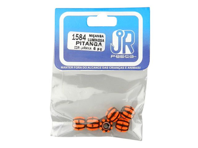 Miçanga Luminosa Pitanga Jr Pesca Laranja - 1584