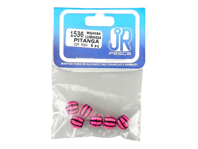 Miçanga Luminosa Pitanga Jr Pesca Rosa - 1586