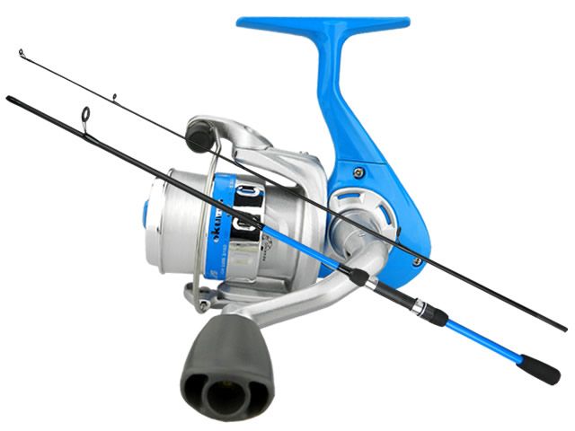 Kit Molinete Okuma Vibe 25 - com linha + Vara Okuma Vibe 25 602M 25Lb 6`0 (1,80m) - Molinete