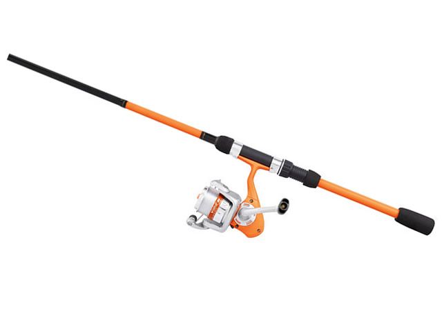 Kit Molinete Okuma Vibe 30 - com Linha + Vara Okuma Vibe 30 702M 30Lb 7`0 (2,10m) - Molinete Laranja