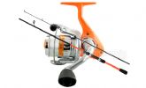 Imagem Kit Molinete + Vara - Laranja