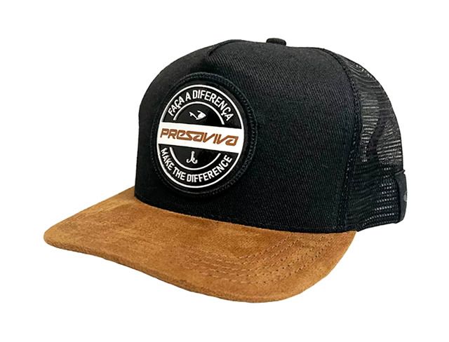 Boné Presa Viva Premium 04 - Preto/Bege