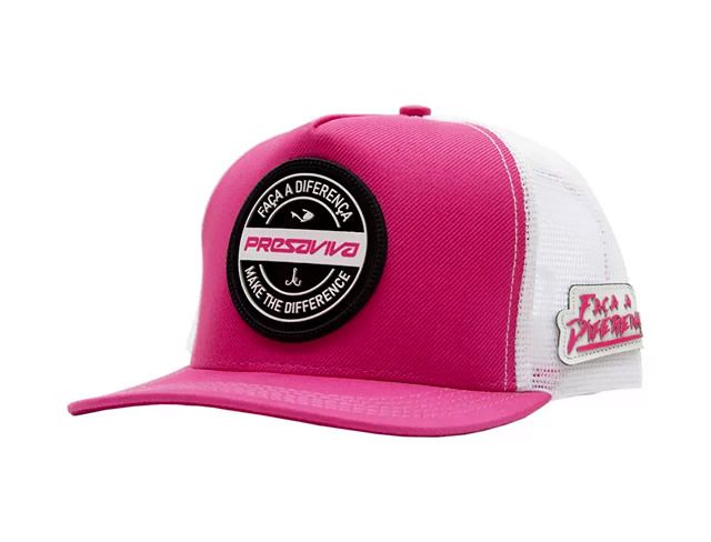 Boné Feminino Presa Viva Premium 12 - Rosa