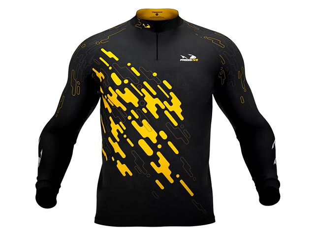 Camiseta Presa Viva Tucunaré Amarelo 01