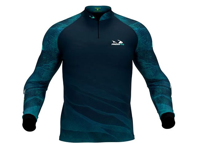 Camiseta Presa Viva Tucunaré Azul 04