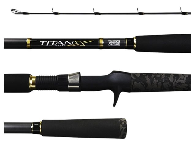 Vara Marine Sports TitanX Big Game TXBG-C802H 20-40Lb 8`0 (2,44m) - Carretilha