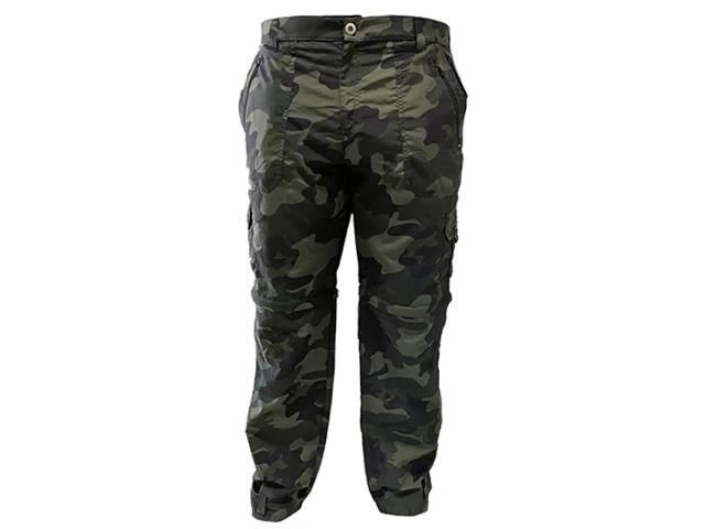 Calça Bermuda Presa Viva Camuflado Verde com UV 50+